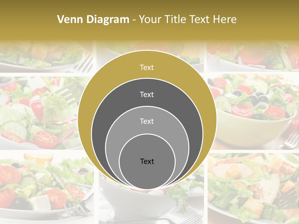 Vegetable Vegetarian Caesar PowerPoint Template
