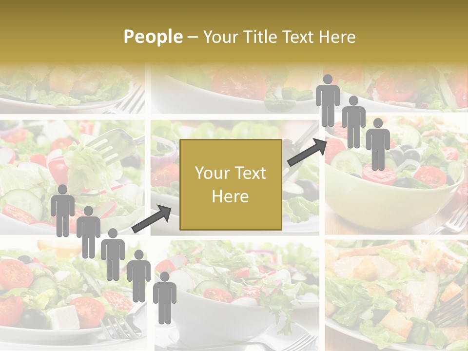 Vegetable Vegetarian Caesar PowerPoint Template