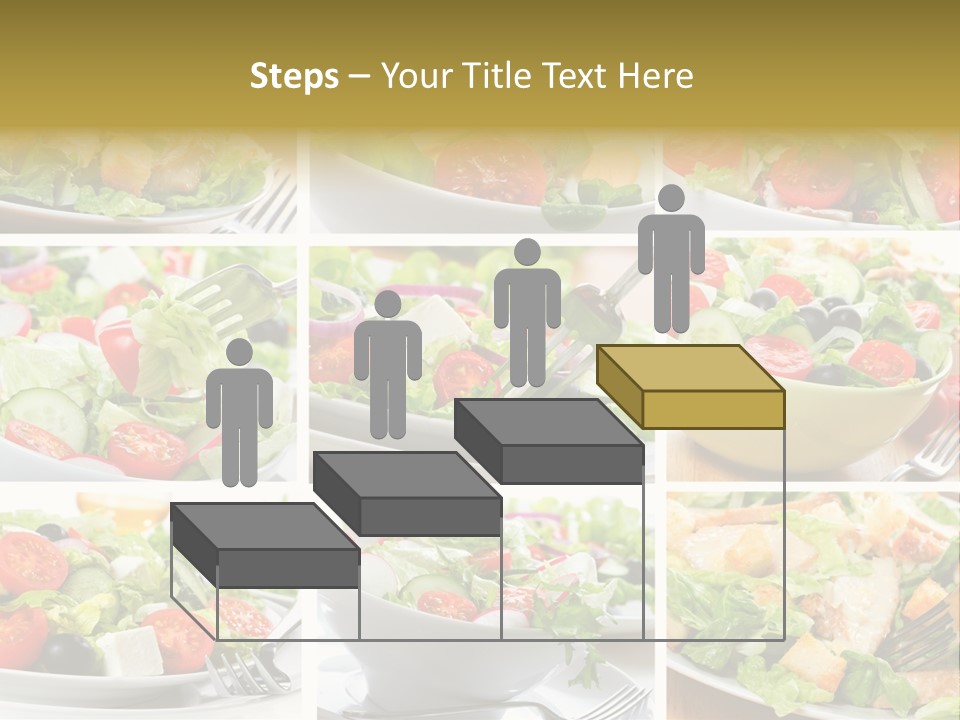 Vegetable Vegetarian Caesar PowerPoint Template