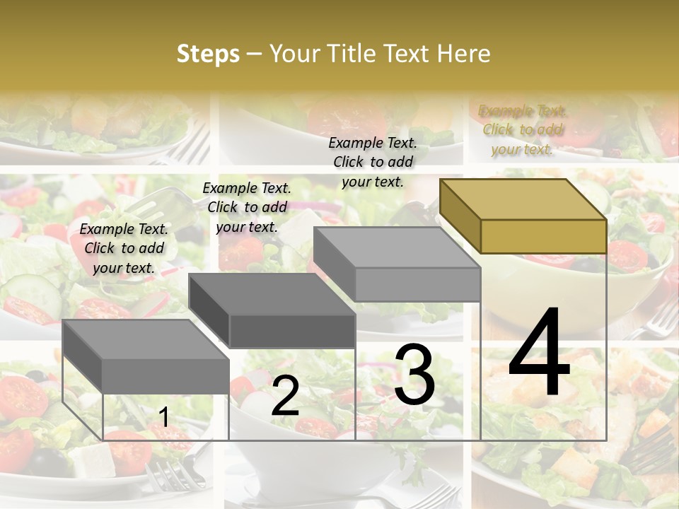 Vegetable Vegetarian Caesar PowerPoint Template