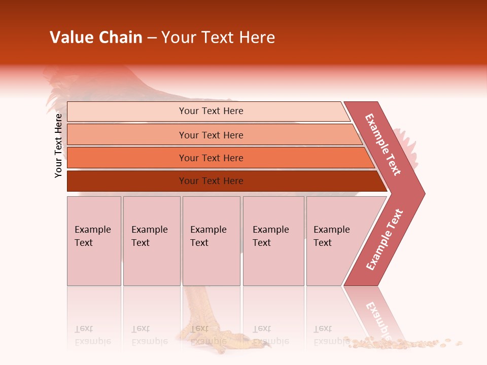Chicken Bird Wheat PowerPoint Template
