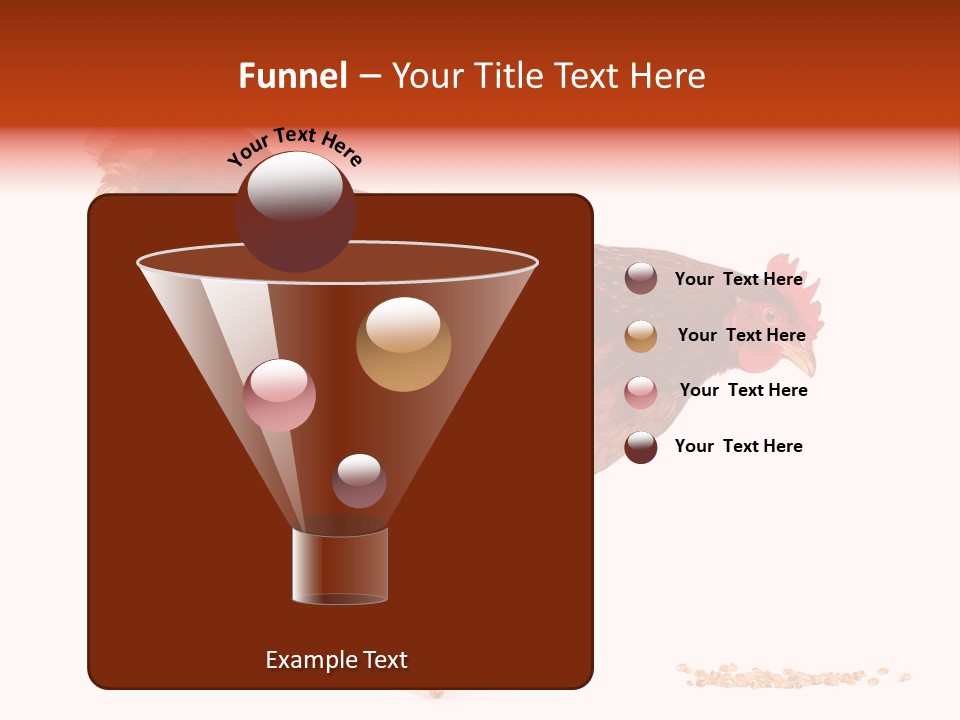 Chicken Bird Wheat PowerPoint Template