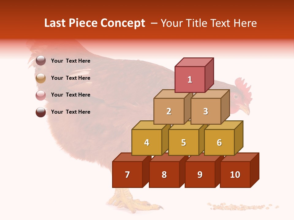 Chicken Bird Wheat PowerPoint Template