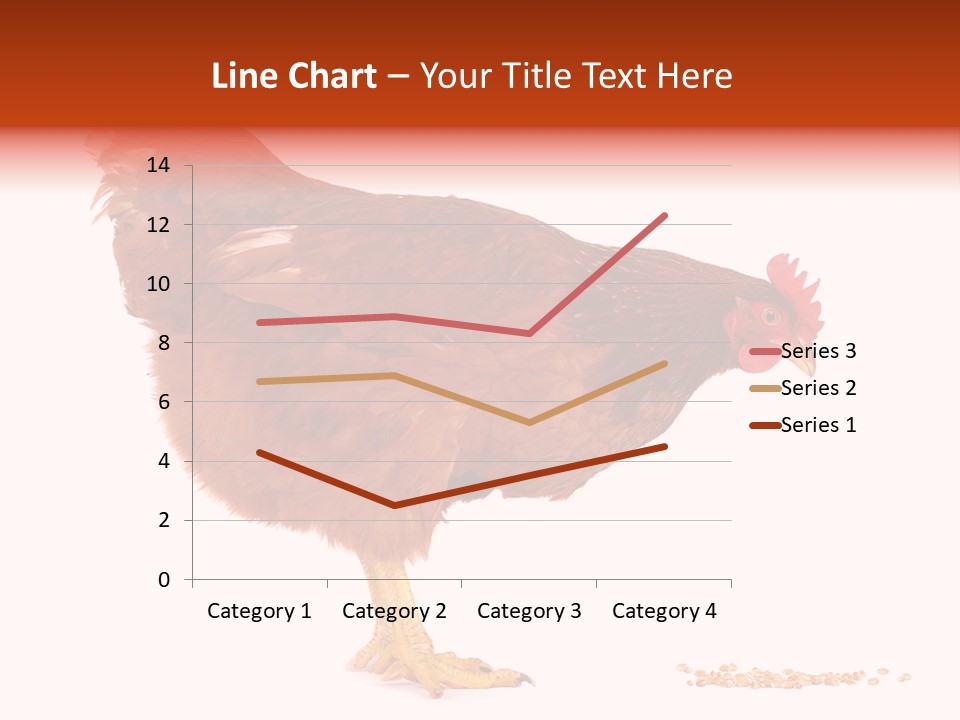 Chicken Bird Wheat PowerPoint Template