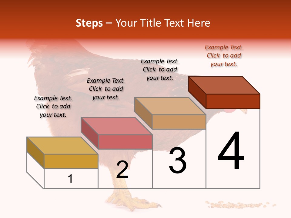 Chicken Bird Wheat PowerPoint Template