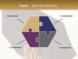 Umbrella Coins Conceptual PowerPoint Template