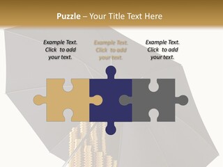 Umbrella Coins Conceptual PowerPoint Template