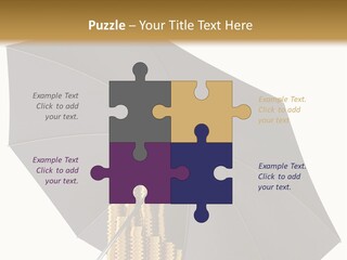 Umbrella Coins Conceptual PowerPoint Template