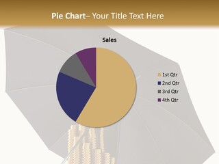 Umbrella Coins Conceptual PowerPoint Template