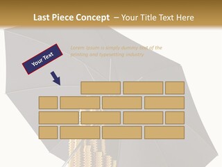 Umbrella Coins Conceptual PowerPoint Template