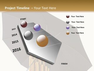 Umbrella Coins Conceptual PowerPoint Template