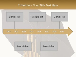 Umbrella Coins Conceptual PowerPoint Template