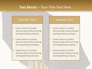 Umbrella Coins Conceptual PowerPoint Template