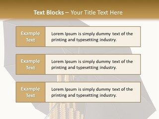 Umbrella Coins Conceptual PowerPoint Template