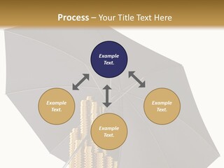 Umbrella Coins Conceptual PowerPoint Template
