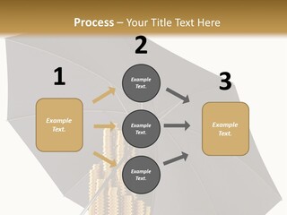 Umbrella Coins Conceptual PowerPoint Template
