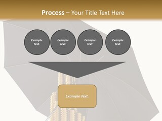 Umbrella Coins Conceptual PowerPoint Template