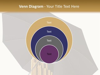 Umbrella Coins Conceptual PowerPoint Template