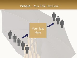 Umbrella Coins Conceptual PowerPoint Template