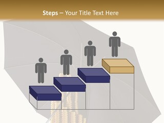 Umbrella Coins Conceptual PowerPoint Template