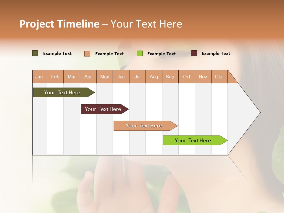 Woman Organic Hand PowerPoint Template