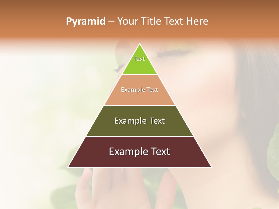 Woman Organic Hand PowerPoint Template