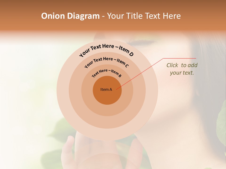 Woman Organic Hand PowerPoint Template