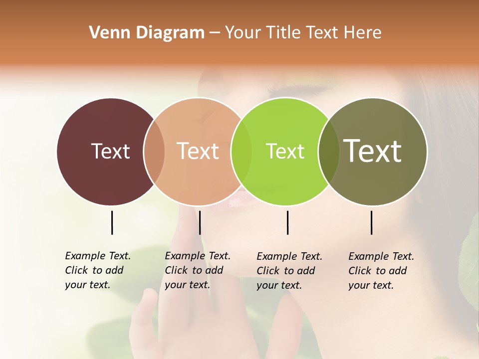 Woman Organic Hand PowerPoint Template