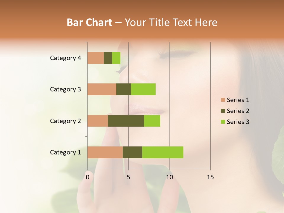 Woman Organic Hand PowerPoint Template