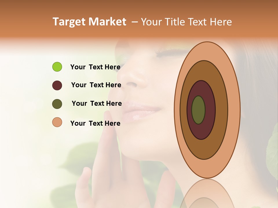 Woman Organic Hand PowerPoint Template