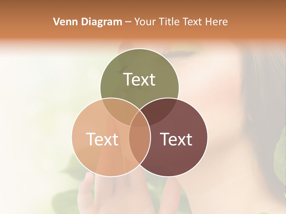 Woman Organic Hand PowerPoint Template