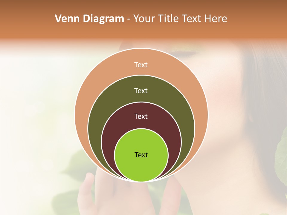 Woman Organic Hand PowerPoint Template