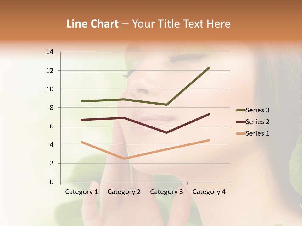 Woman Organic Hand PowerPoint Template