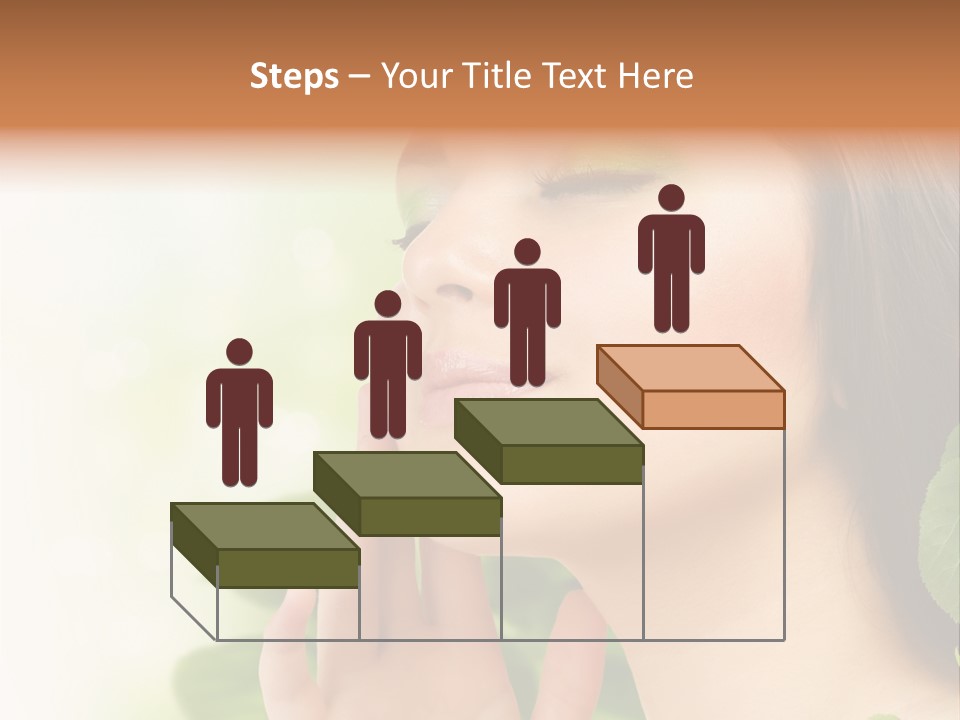 Woman Organic Hand PowerPoint Template