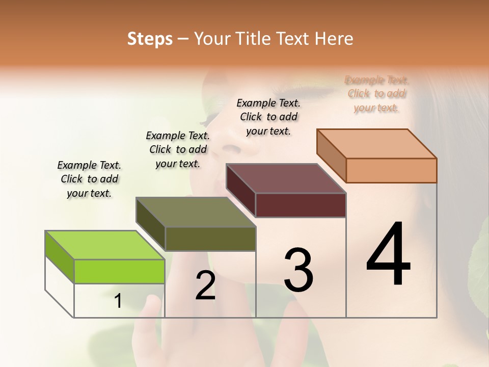 Woman Organic Hand PowerPoint Template