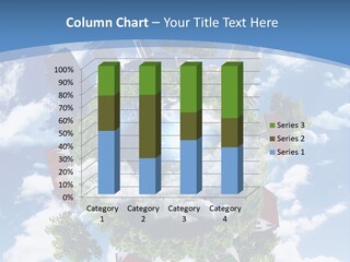 Lawn Aerial Sky PowerPoint Template