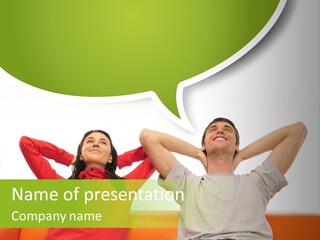 Sofa Home Resting PowerPoint Template