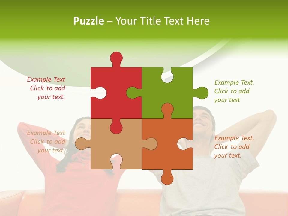 Sofa Home Resting PowerPoint Template