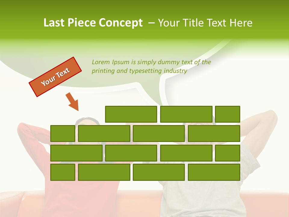 Sofa Home Resting PowerPoint Template