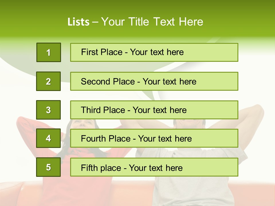 Sofa Home Resting PowerPoint Template