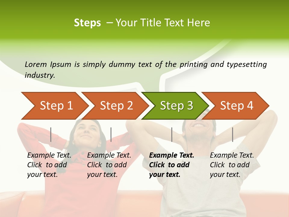Sofa Home Resting PowerPoint Template