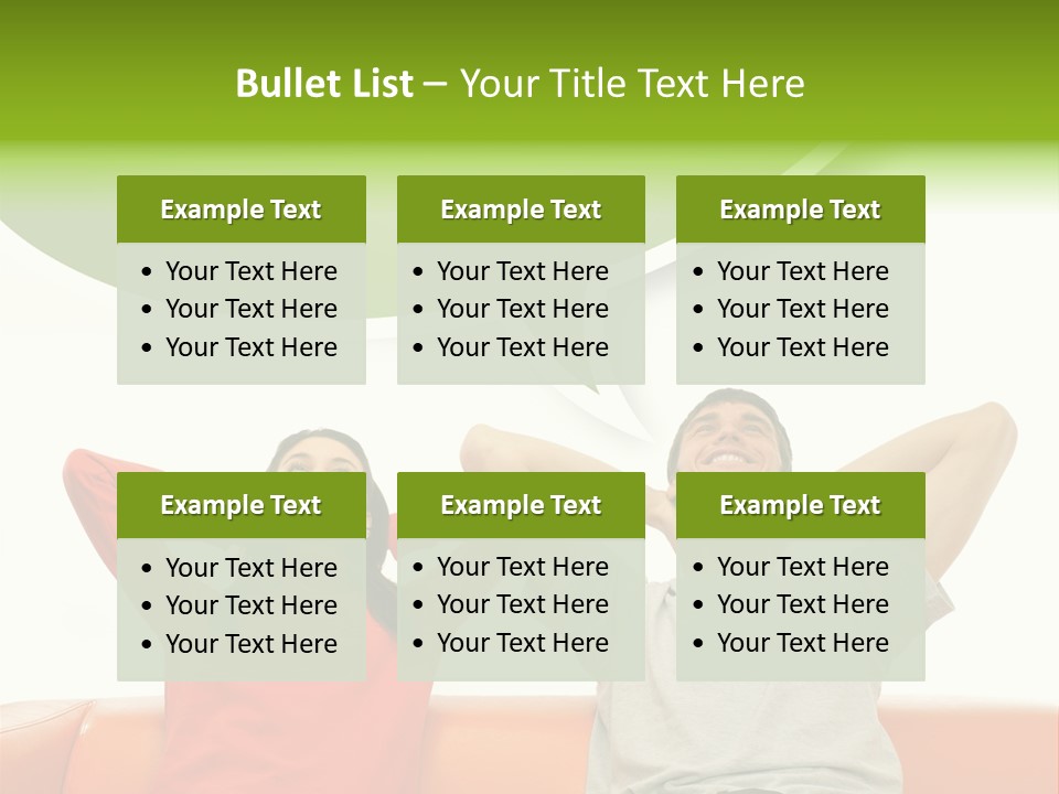 Sofa Home Resting PowerPoint Template