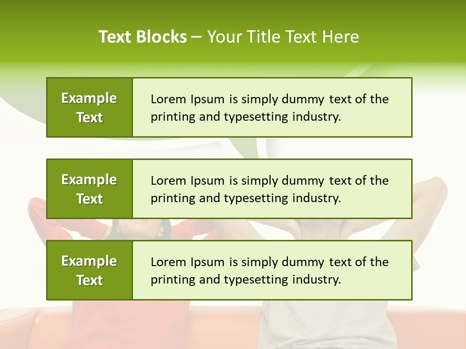 Sofa Home Resting PowerPoint Template