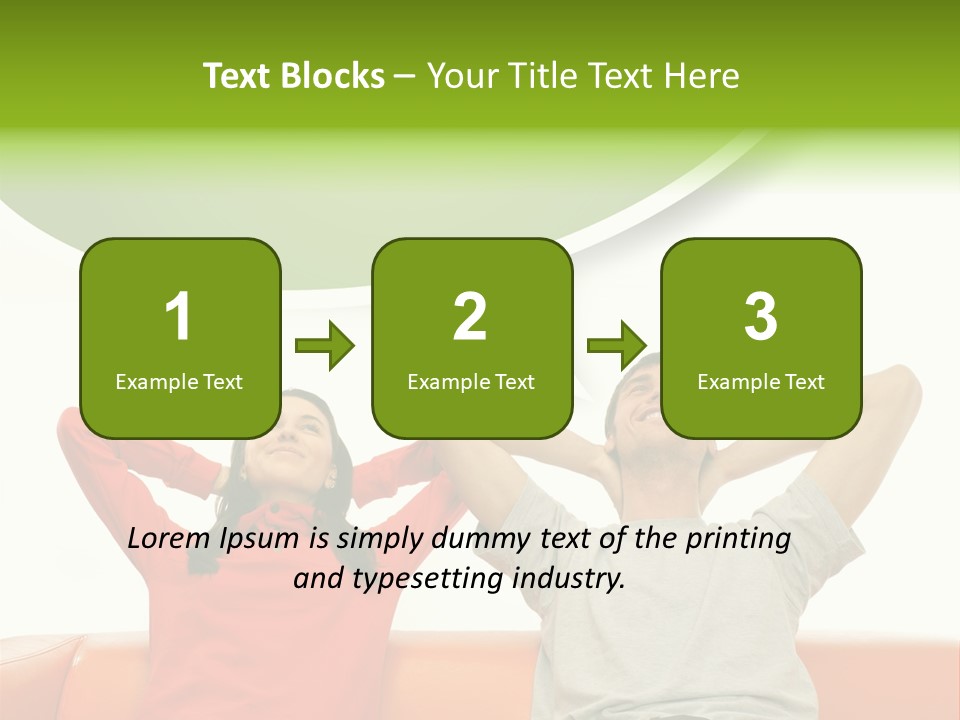 Sofa Home Resting PowerPoint Template