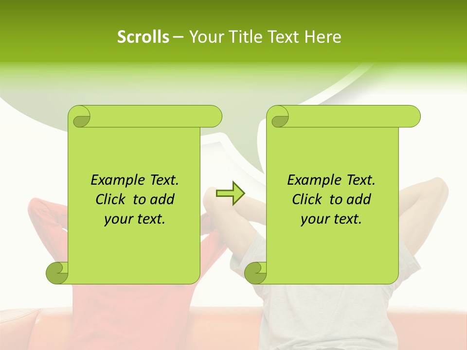 Sofa Home Resting PowerPoint Template