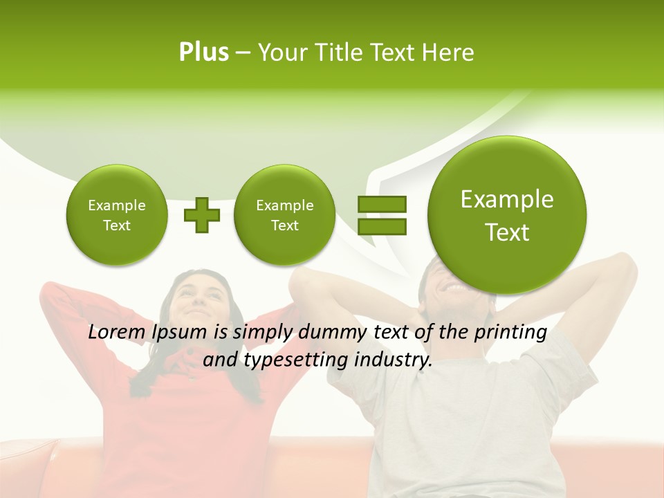 Sofa Home Resting PowerPoint Template