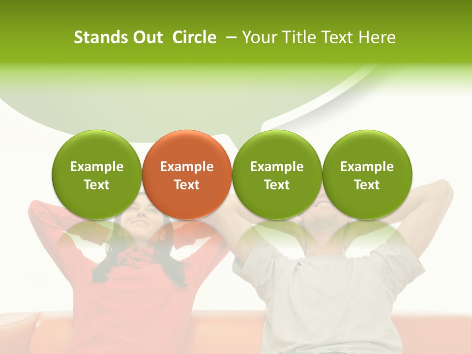 Sofa Home Resting PowerPoint Template