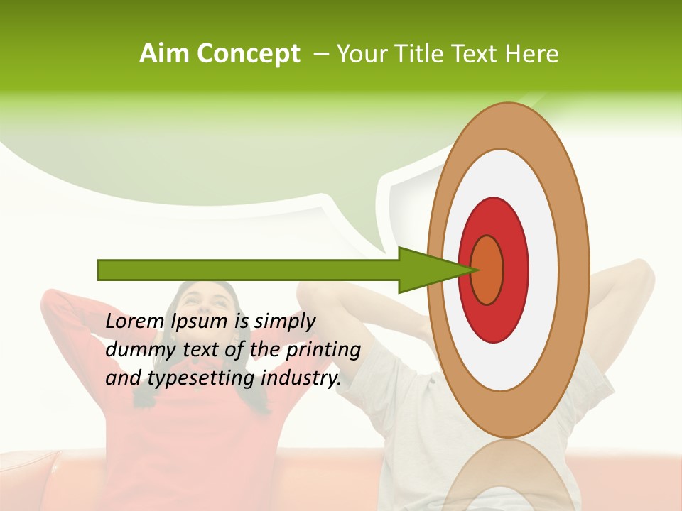 Sofa Home Resting PowerPoint Template