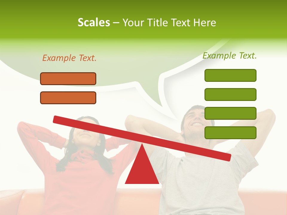 Sofa Home Resting PowerPoint Template