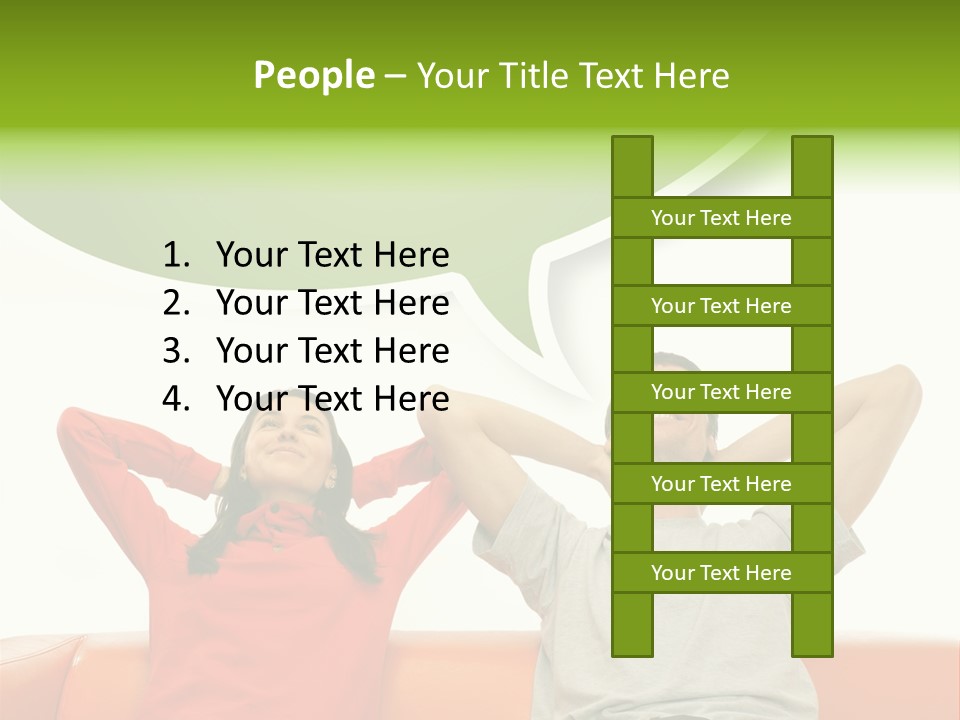 Sofa Home Resting PowerPoint Template